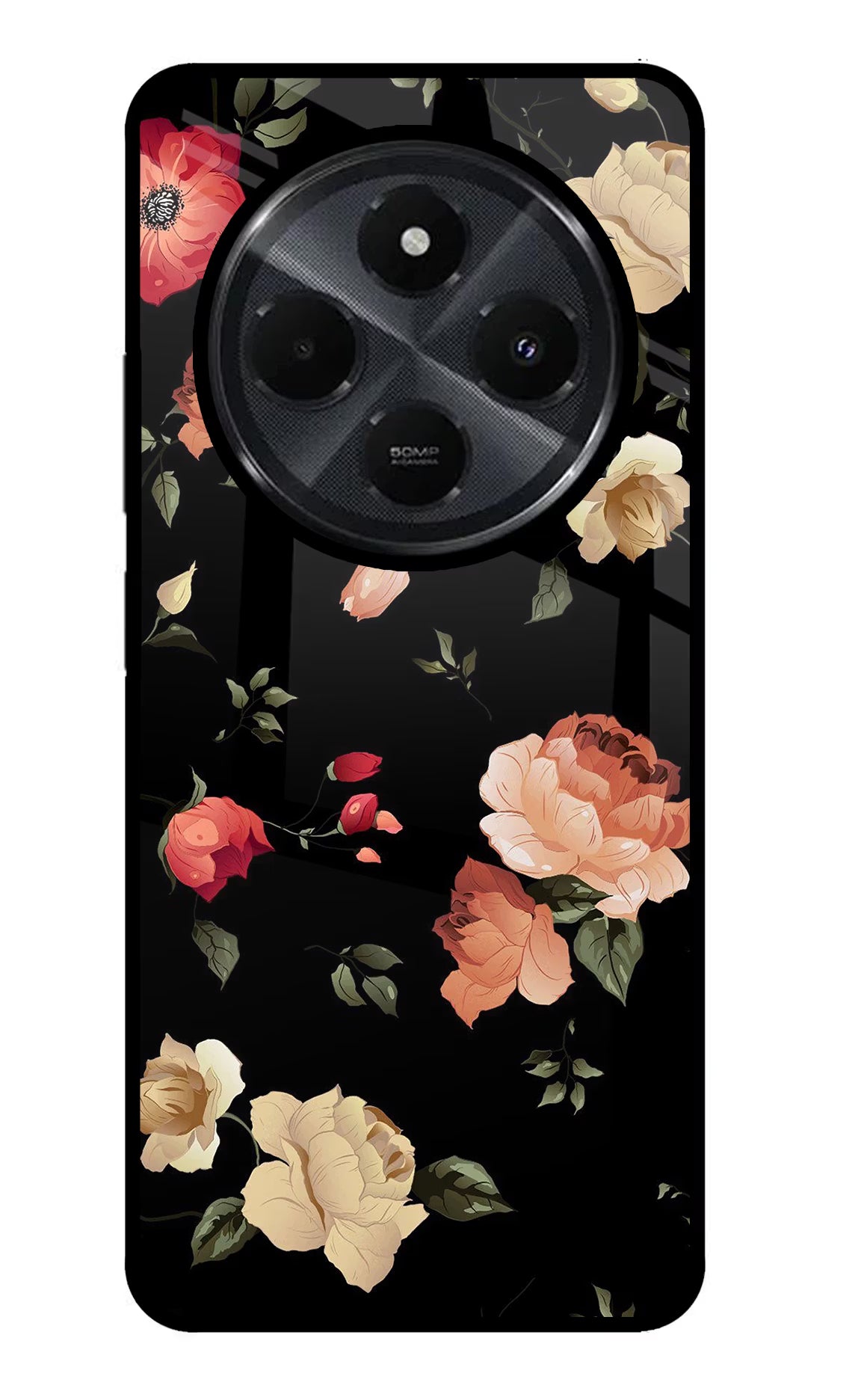 Flowers Redmi 14C 5G Back Cover