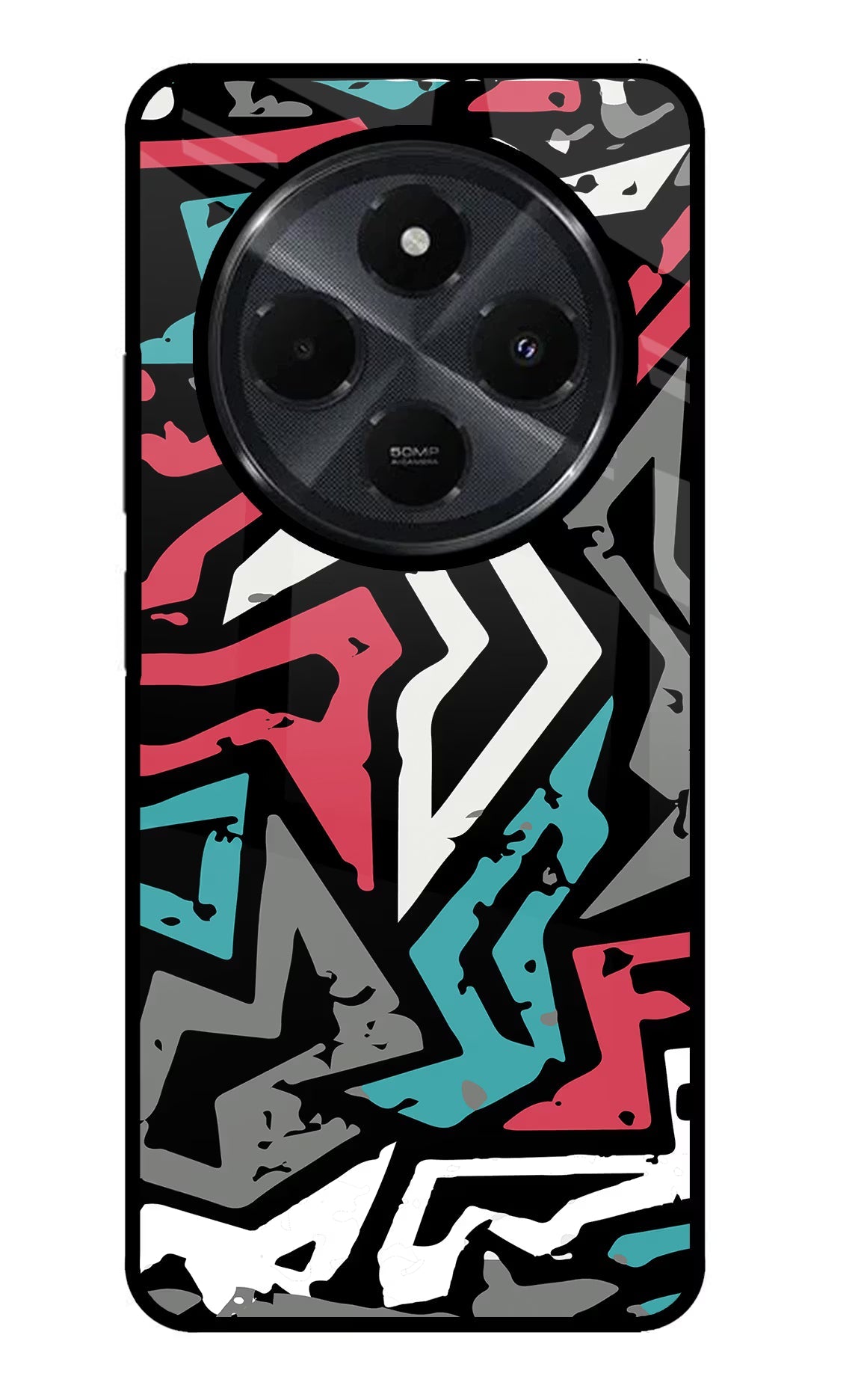 Geometric Graffiti Redmi 14C 5G Back Cover
