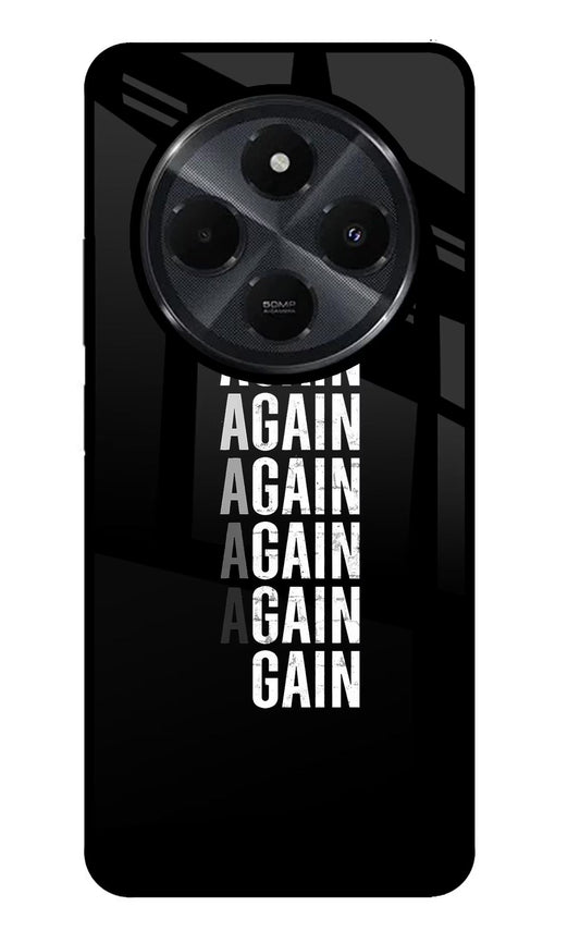 Again Again Gain Redmi 14C 5G Glass Case