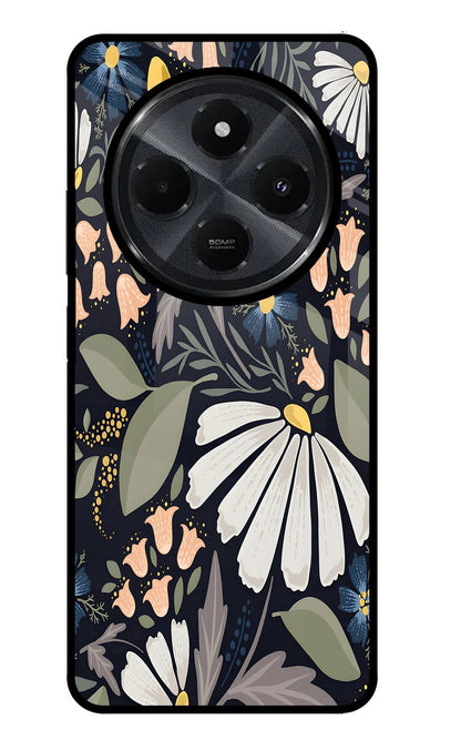 Flowers Art Redmi 14C 5G Back Cover