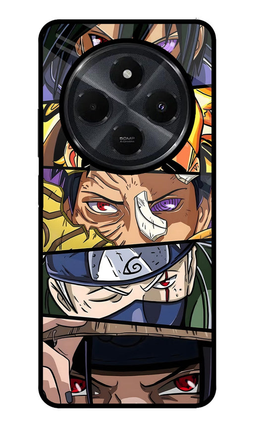 Naruto Character Redmi 14C 5G Glass Case