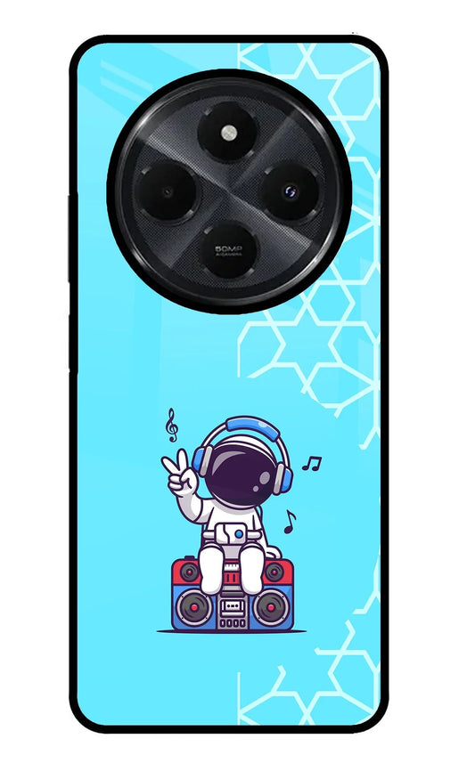 Cute Astronaut Chilling Redmi 14C 5G Back Cover