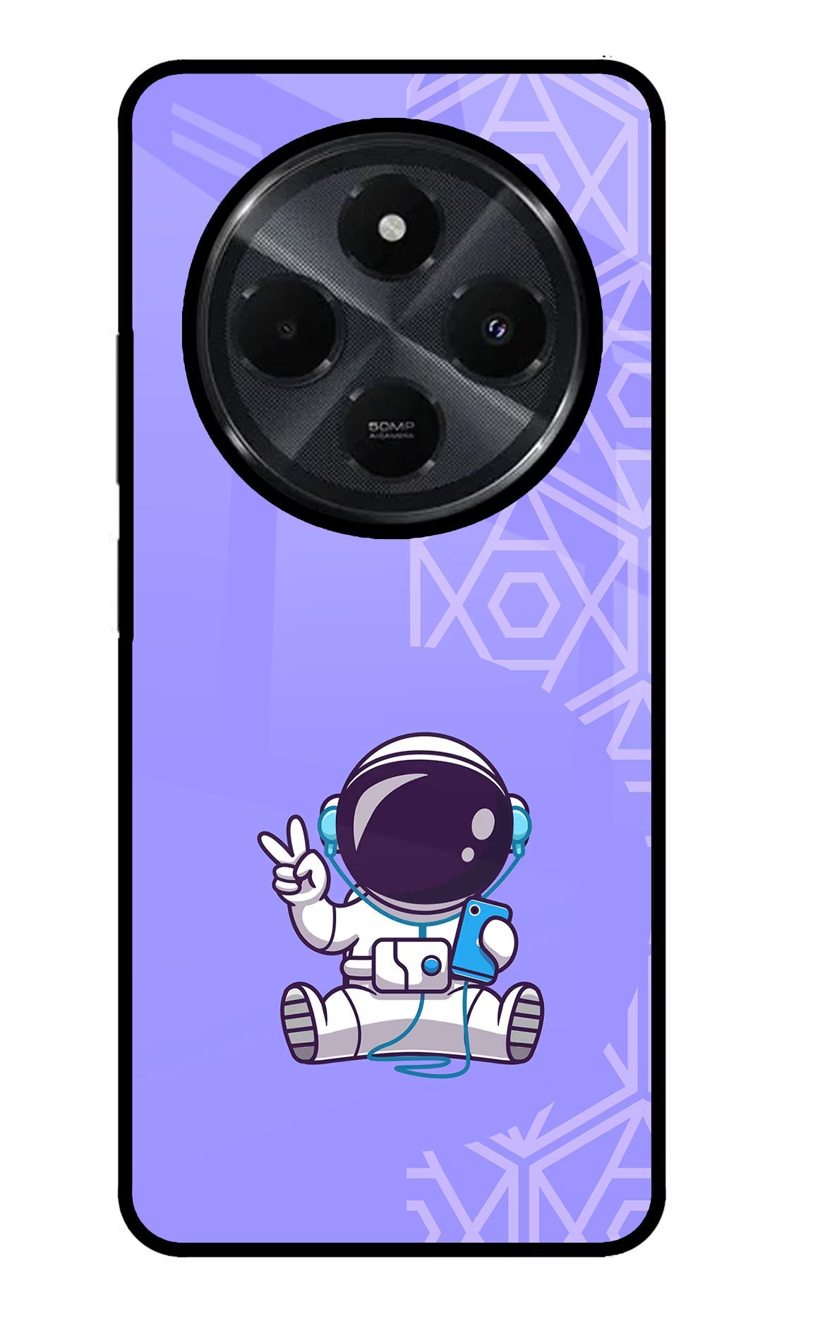Cute Astronaut Chilling Redmi 14C 5G Back Cover