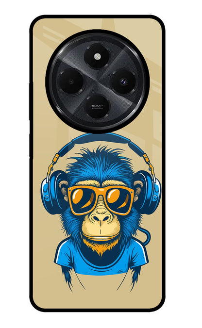 Monkey Headphone Redmi 14C 5G Back Cover