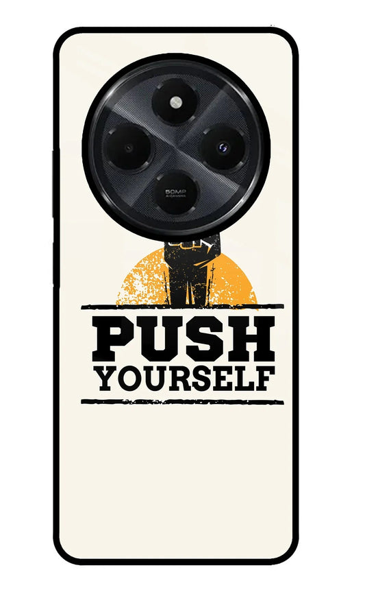 Push Yourself Redmi 14C 5G Glass Case