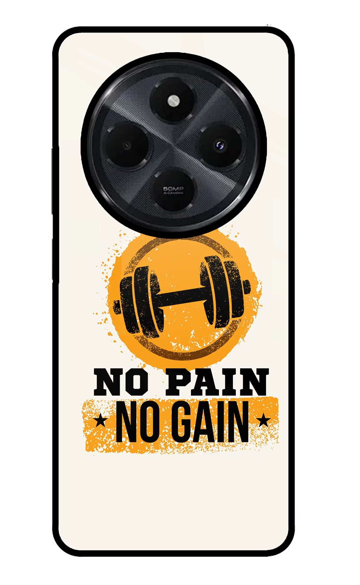 No Pain No Gain Redmi 14C 5G Back Cover