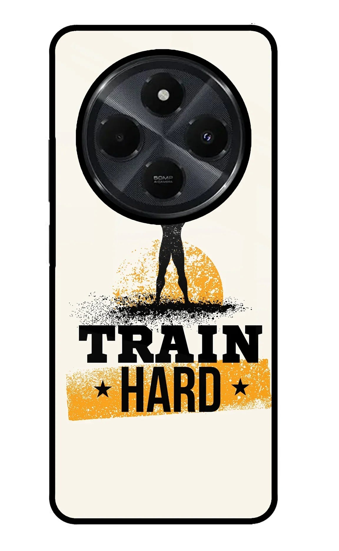 Train Hard Redmi 14C 5G Glass Case