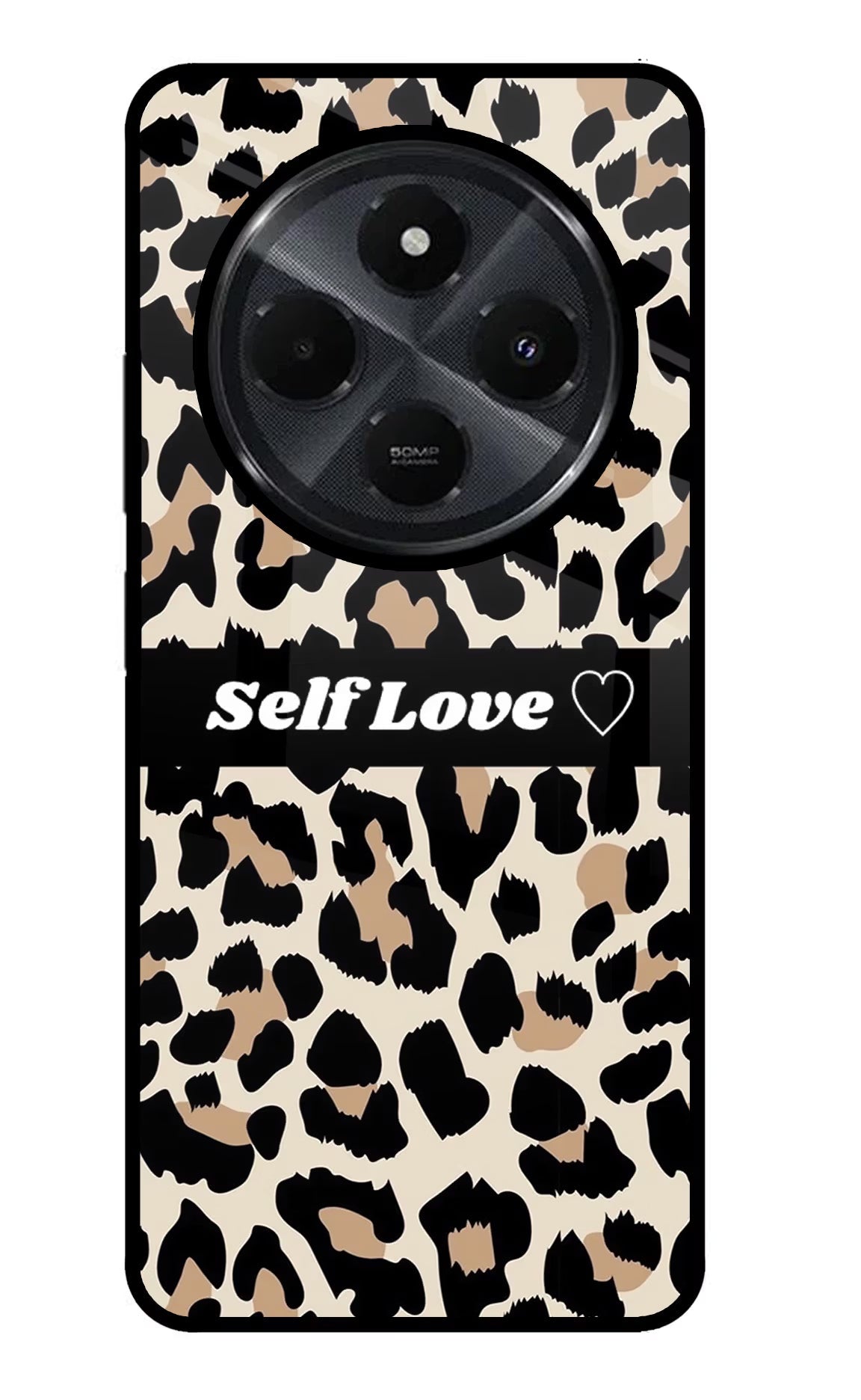 Leopard Print Self Love Redmi 14C 5G Back Cover