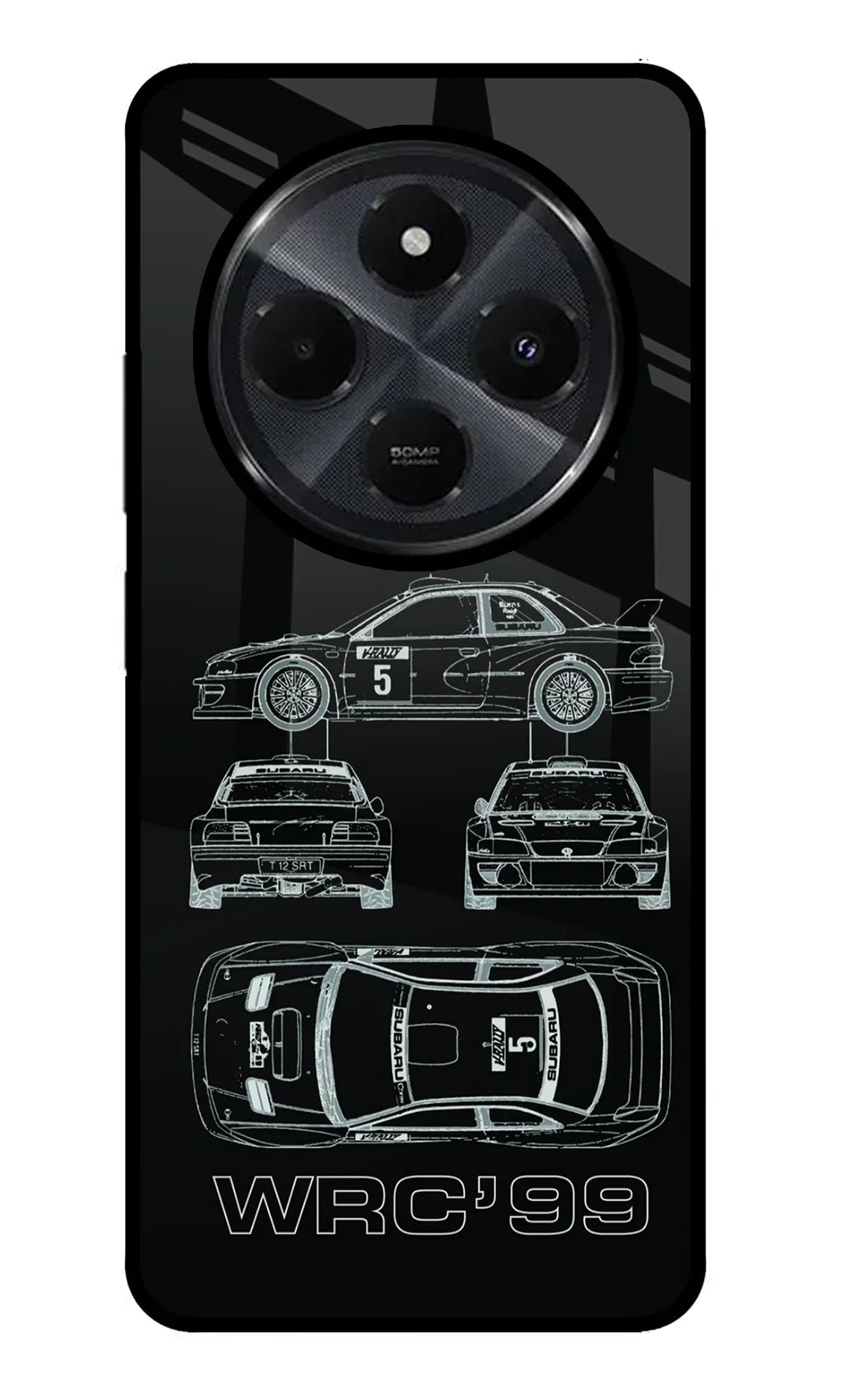 WRC'99 Redmi 14C 5G Glass Case