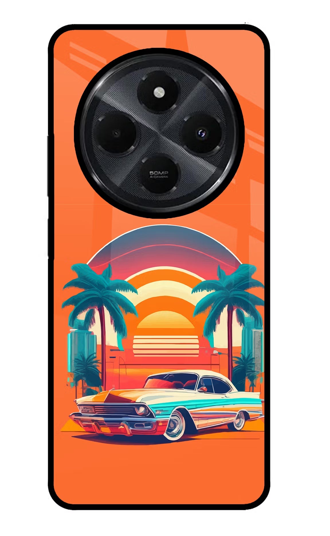 Palm Drive 80s Redmi 14C 5G Back Cover