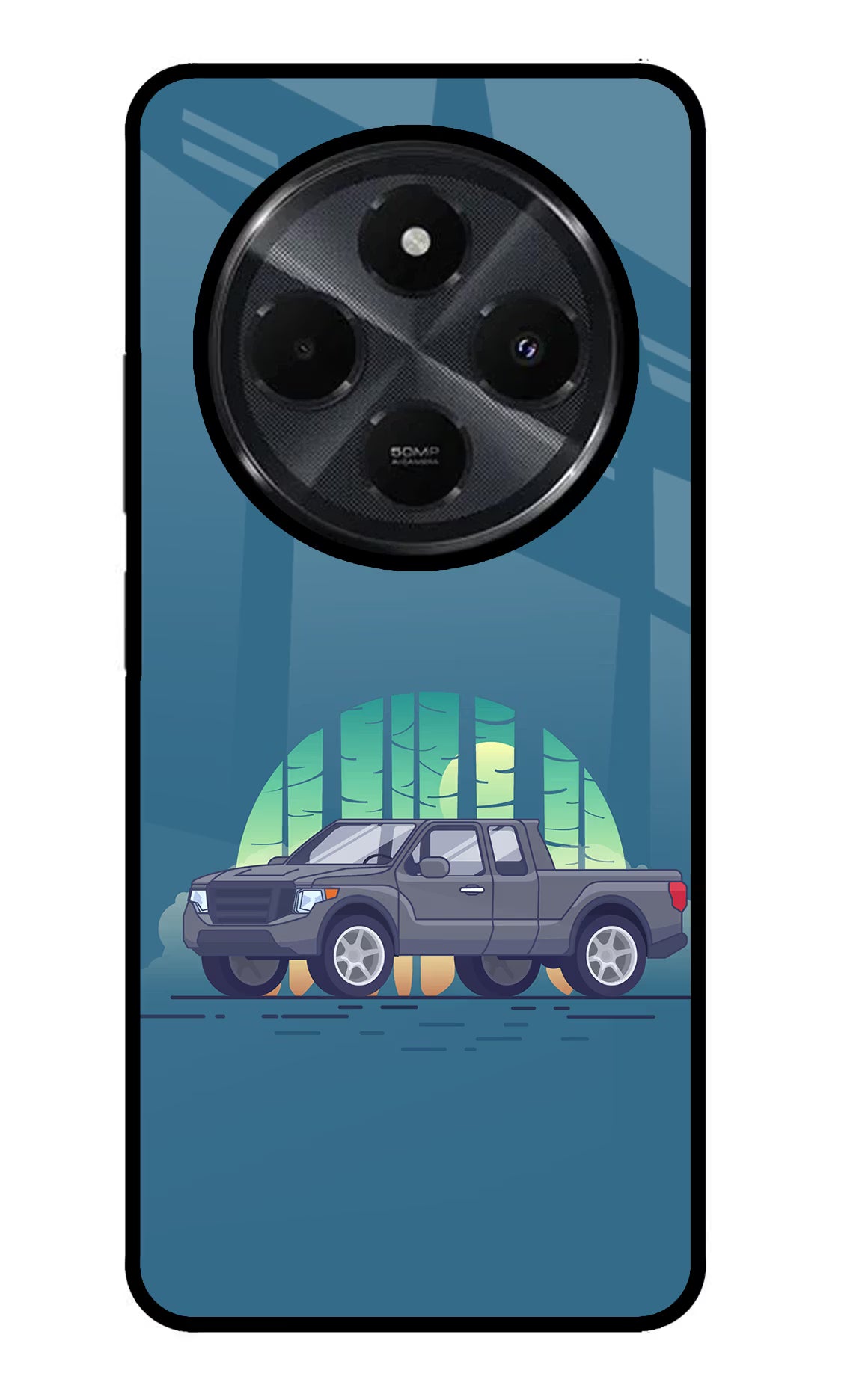 Retro Garage Vibe Redmi 14C 5G Back Cover