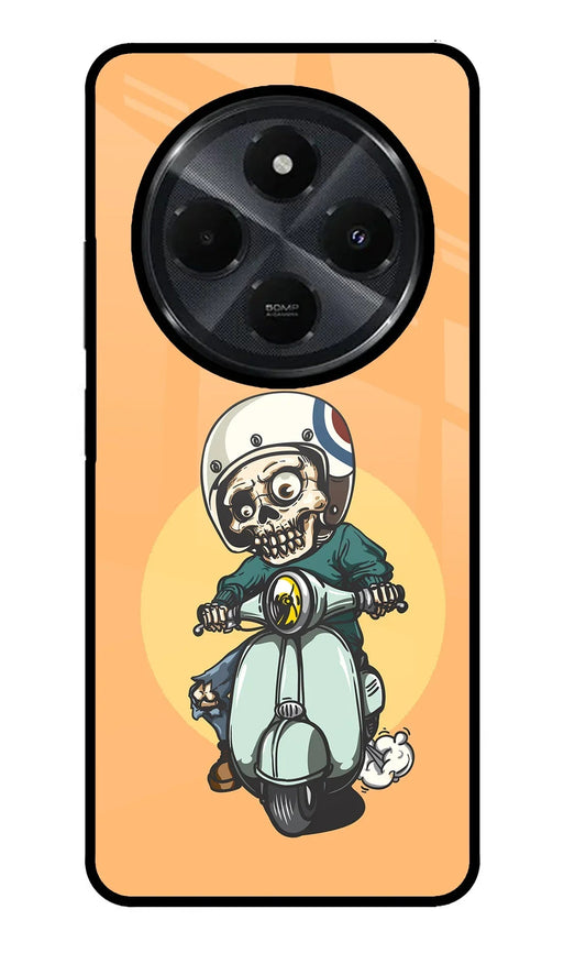 Undead Biker Redmi 14C 5G Glass Case
