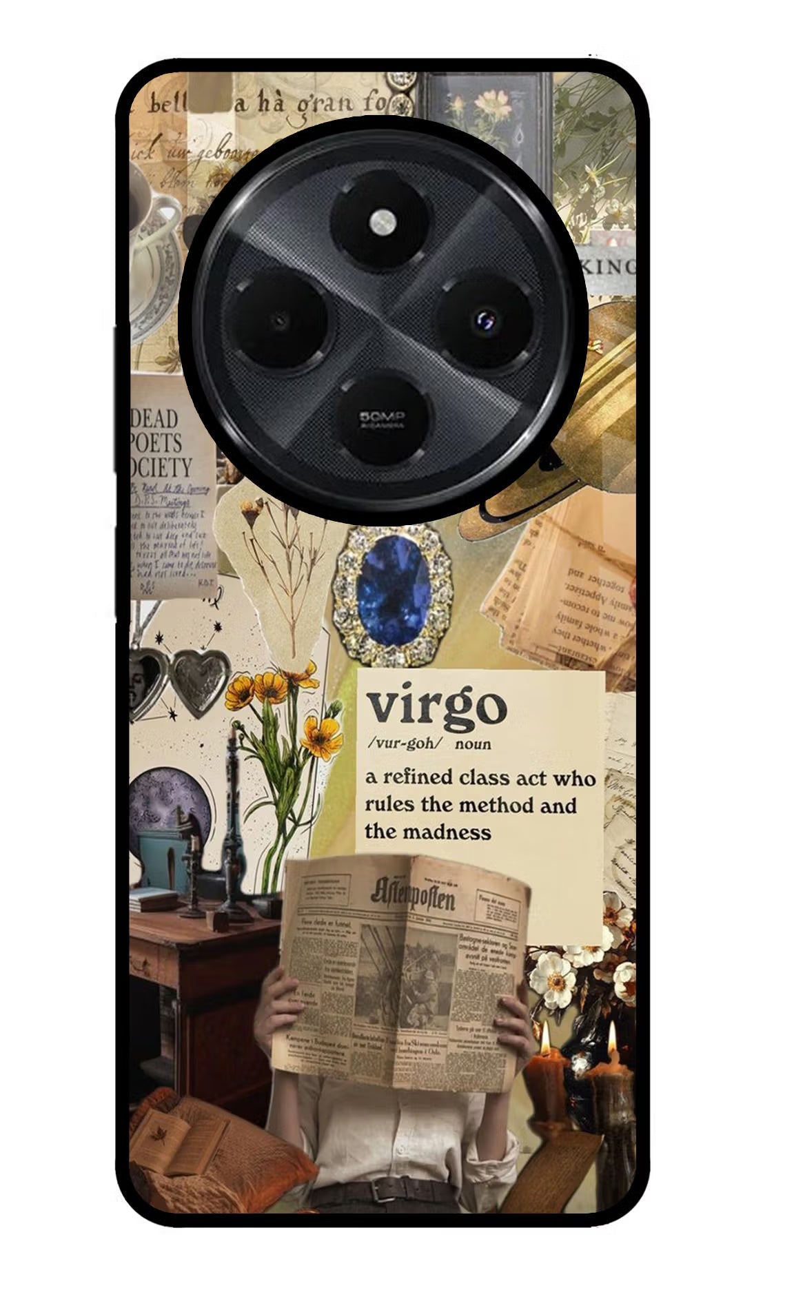 Virgo Zodiac Redmi 14C 5G Back Cover