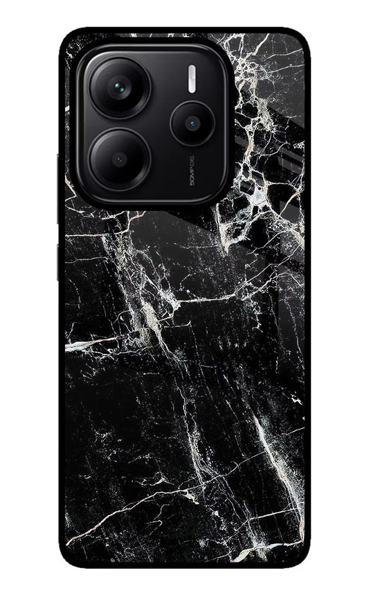 Black Marble Texture Redmi Note 14 5G Back Cover