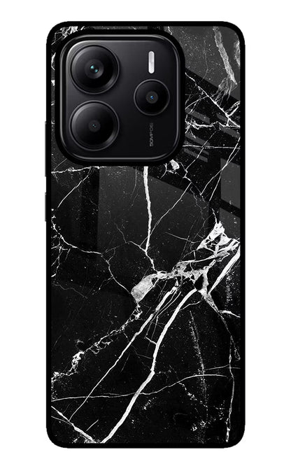 Black Marble Pattern Redmi Note 14 5G Back Cover