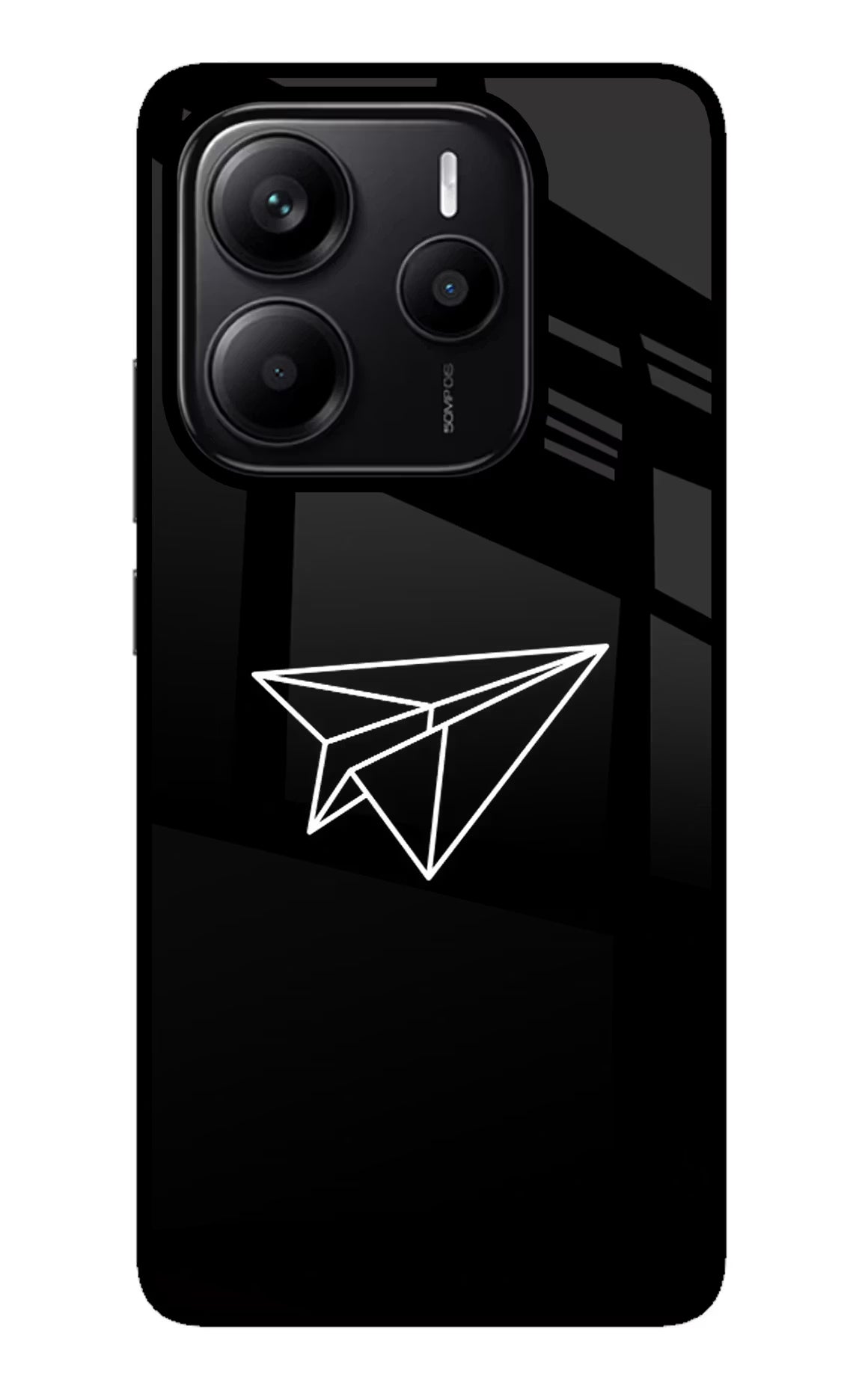 Paper Plane White Redmi Note 14 5G Back Cover