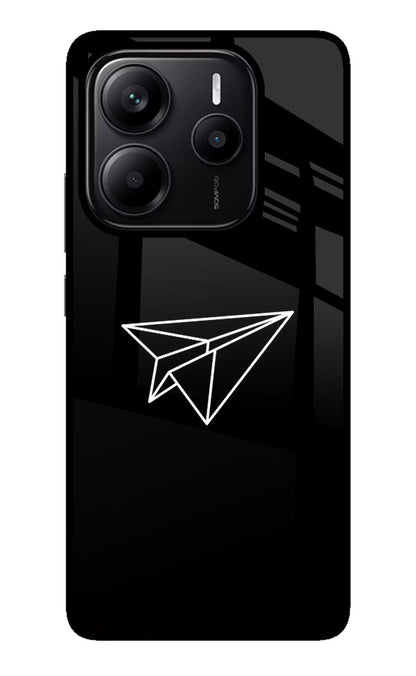 Paper Plane White Redmi Note 14 5G Back Cover