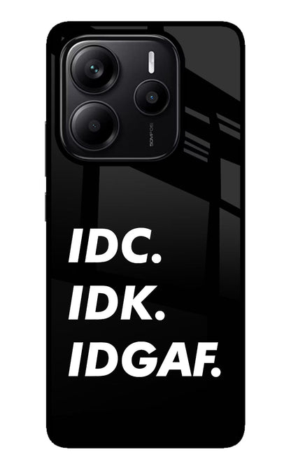 Idc Idk Idgaf Redmi Note 14 5G Back Cover