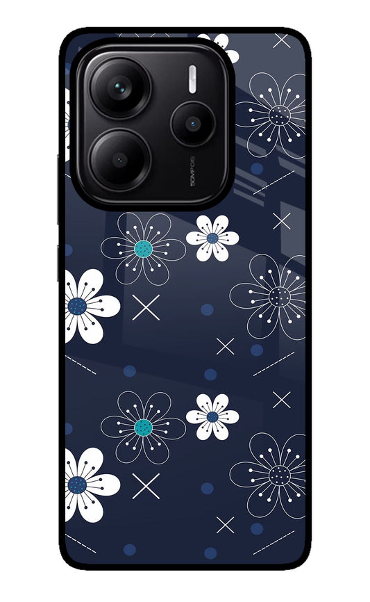 Flowers Redmi Note 14 5G Glass Case
