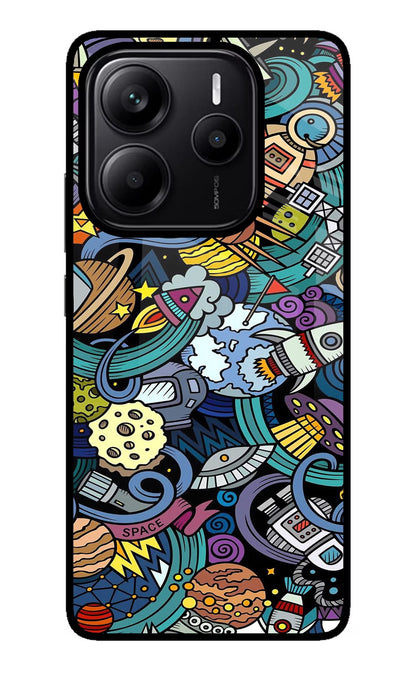 Space Abstract Redmi Note 14 5G Back Cover