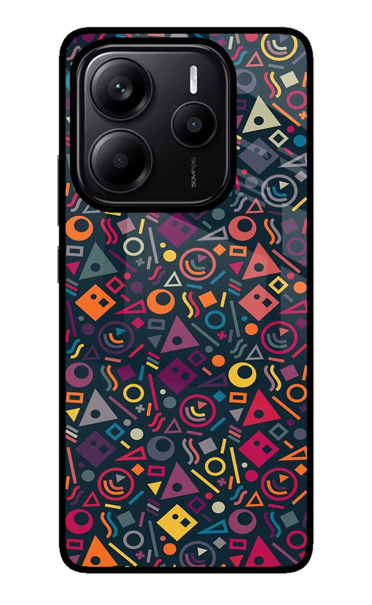 Geometric Abstract Redmi Note 14 5G Glass Case
