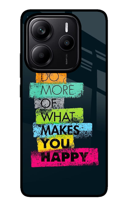 Do More Of What Makes You Happy Redmi Note 14 5G Back Cover