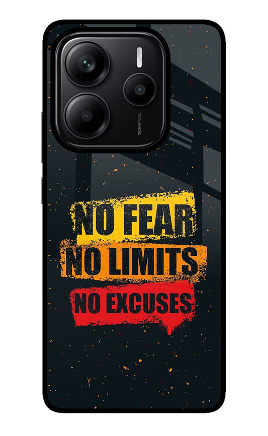 No Fear No Limits No Excuse Redmi Note 14 5G Back Cover