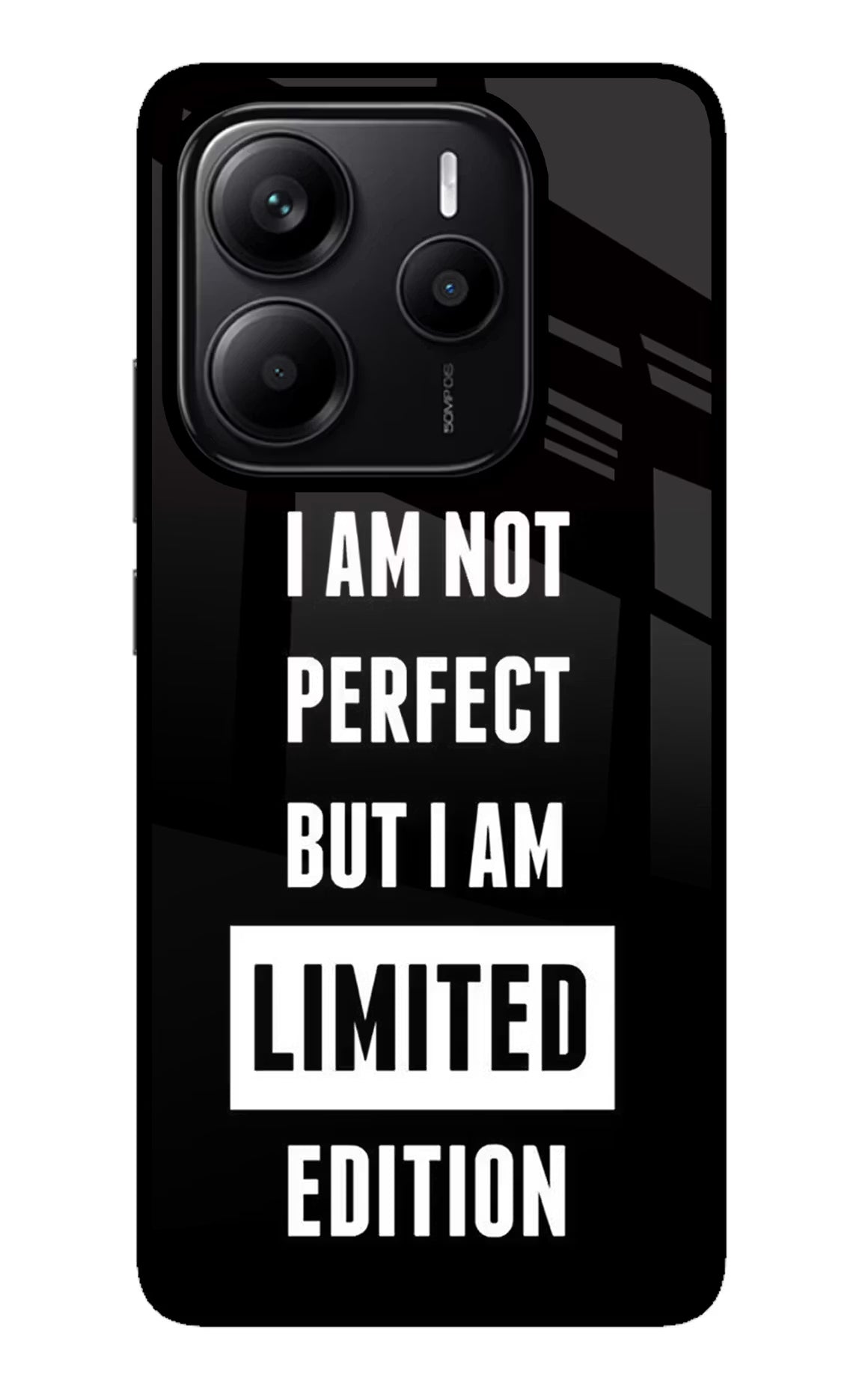 I Am Not Perfect But I Am Limited Edition Redmi Note 14 5G Back Cover