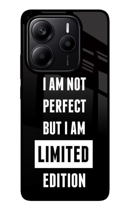 I Am Not Perfect But I Am Limited Edition Redmi Note 14 5G Back Cover