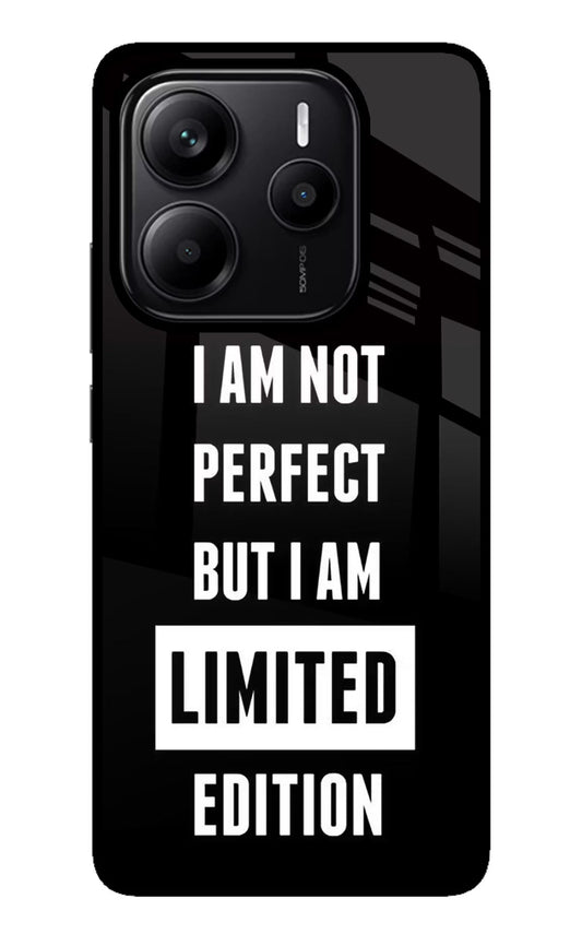 I Am Not Perfect But I Am Limited Edition Redmi Note 14 5G Back Cover
