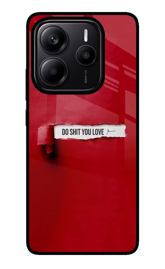 Do Shit You Love Redmi Note 14 5G Back Cover