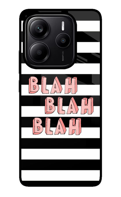 Blah Blah Blah Redmi Note 14 5G Back Cover