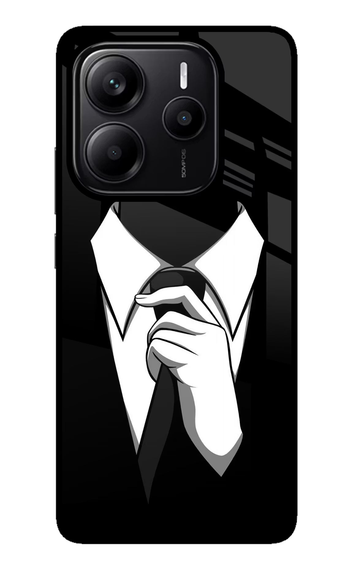 Black Tie Redmi Note 14 5G Back Cover