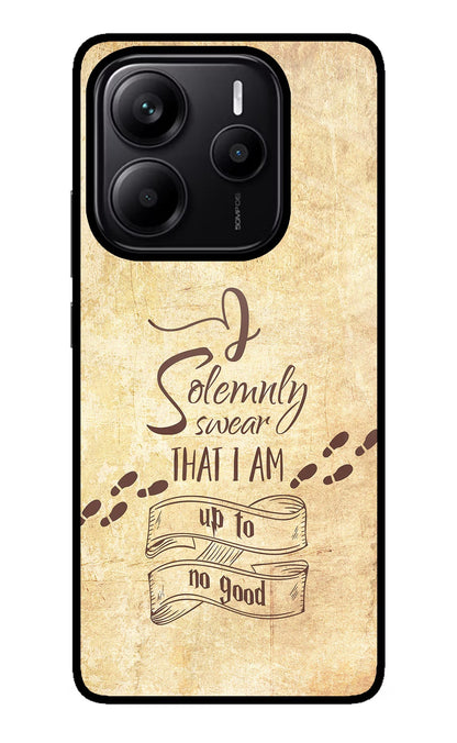 I Solemnly swear that i up to no good Redmi Note 14 5G Back Cover