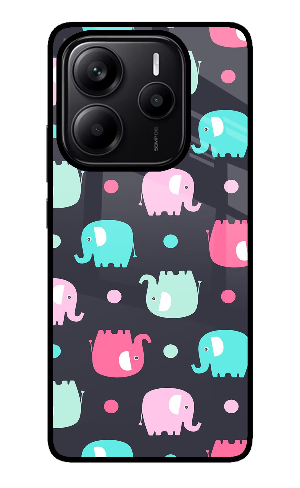 Elephants Redmi Note 14 5G Back Cover