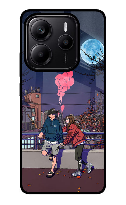 Chilling Couple Redmi Note 14 5G Back Cover