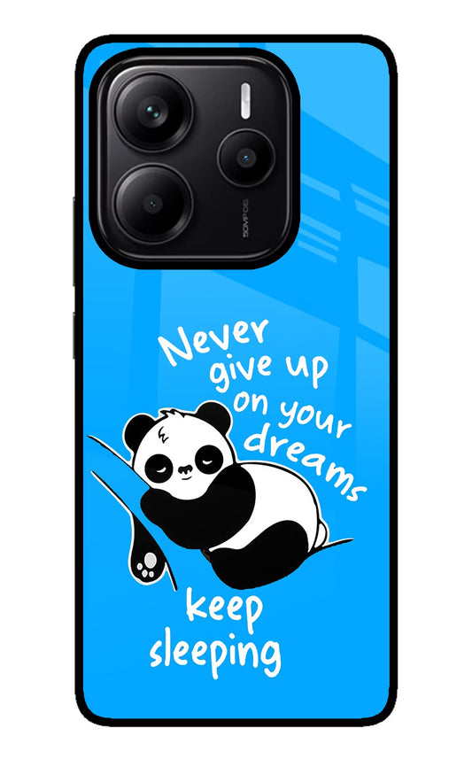 Keep Sleeping Redmi Note 14 5G Glass Case