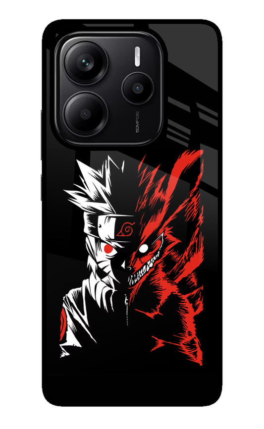 Naruto Two Face Redmi Note 14 5G Glass Case