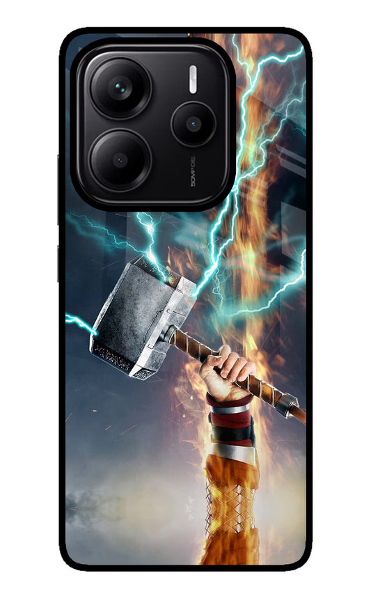 Thor Hammer Mjolnir Redmi Note 14 5G Glass Case