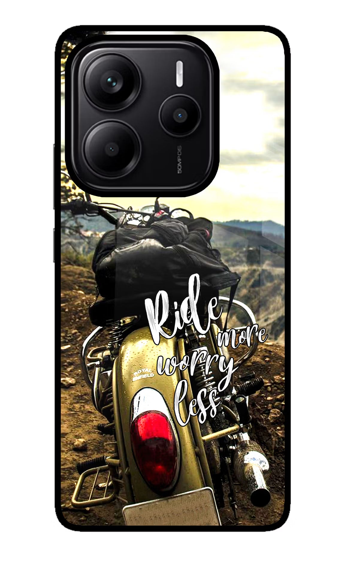 Ride More Worry Less Redmi Note 14 5G Back Cover