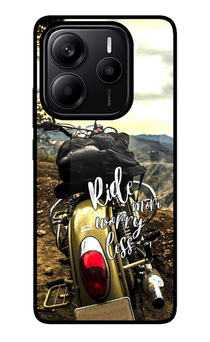 Ride More Worry Less Redmi Note 14 5G Back Cover