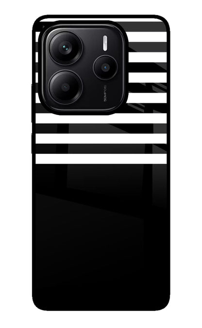 Black and White Print Redmi Note 14 5G Back Cover