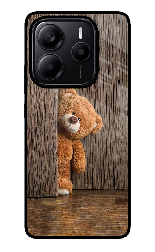 Teddy Wooden Redmi Note 14 5G Back Cover