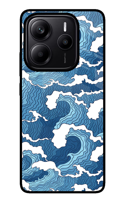 Blue Waves Redmi Note 14 5G Back Cover