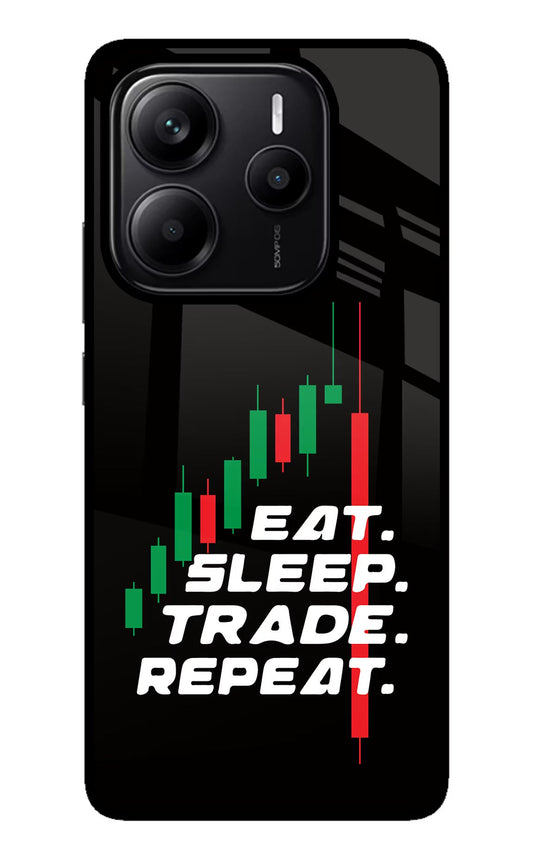 Eat Sleep Trade Repeat Redmi Note 14 5G Back Cover
