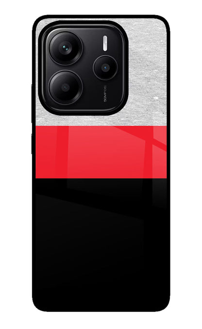 Tri Color Pattern Redmi Note 14 5G Back Cover