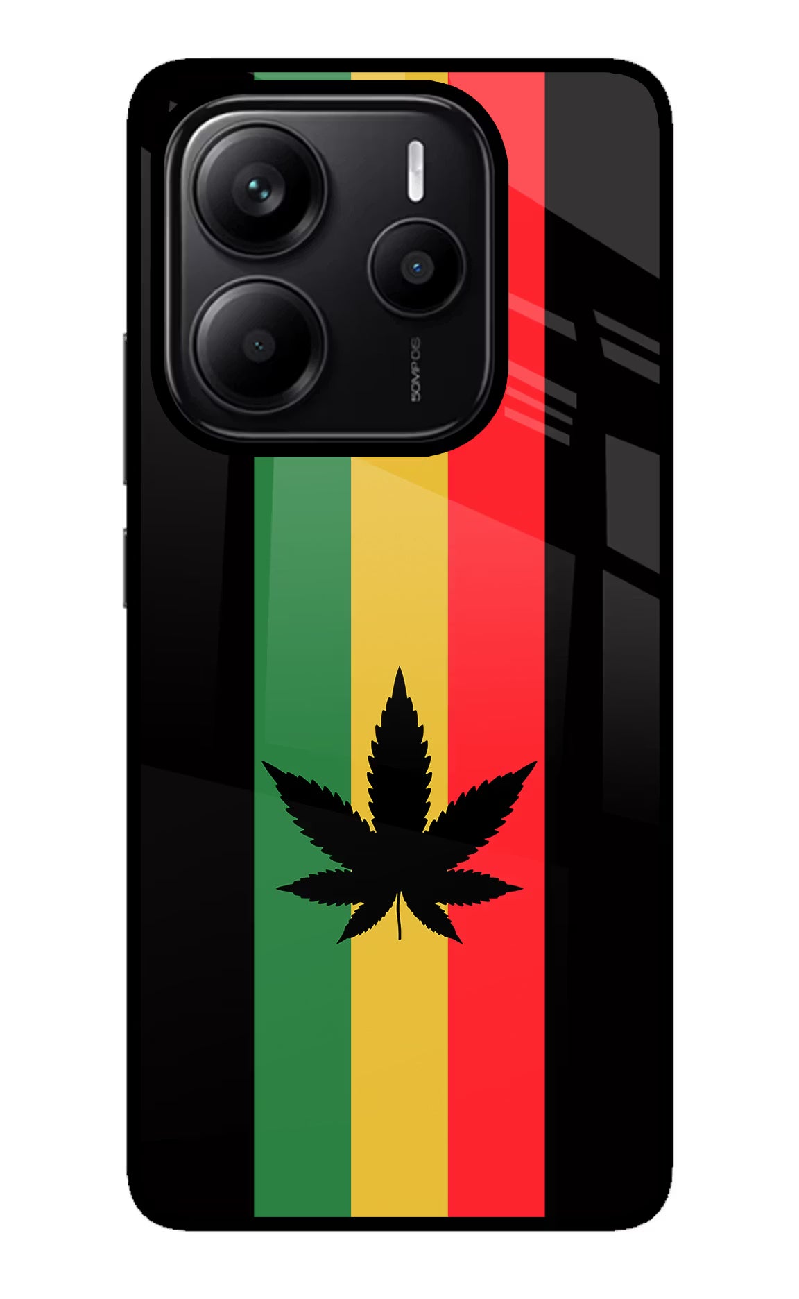 Weed Flag Redmi Note 14 5G Glass Case