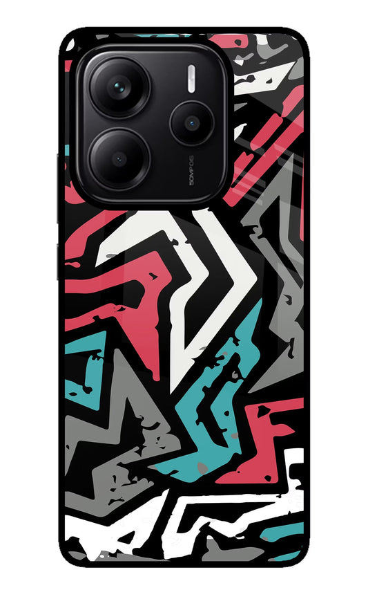 Geometric Graffiti Redmi Note 14 5G Back Cover