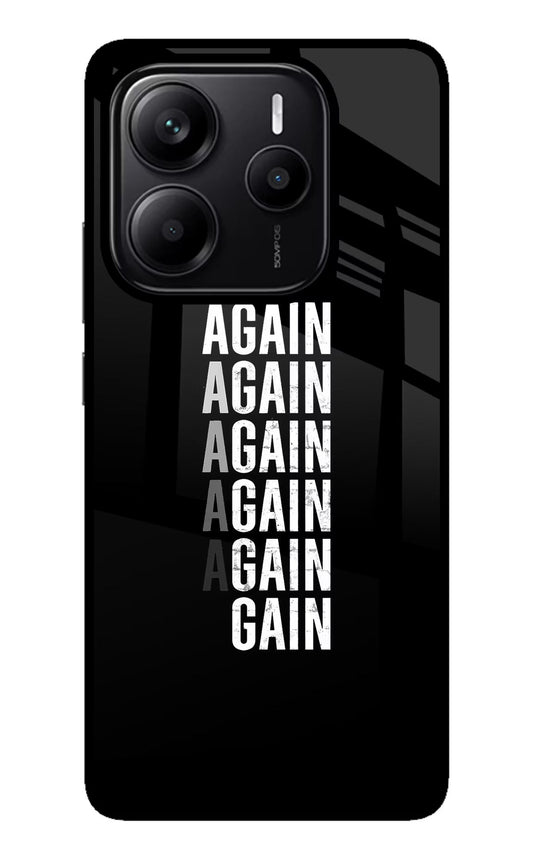 Again Again Gain Redmi Note 14 5G Glass Case