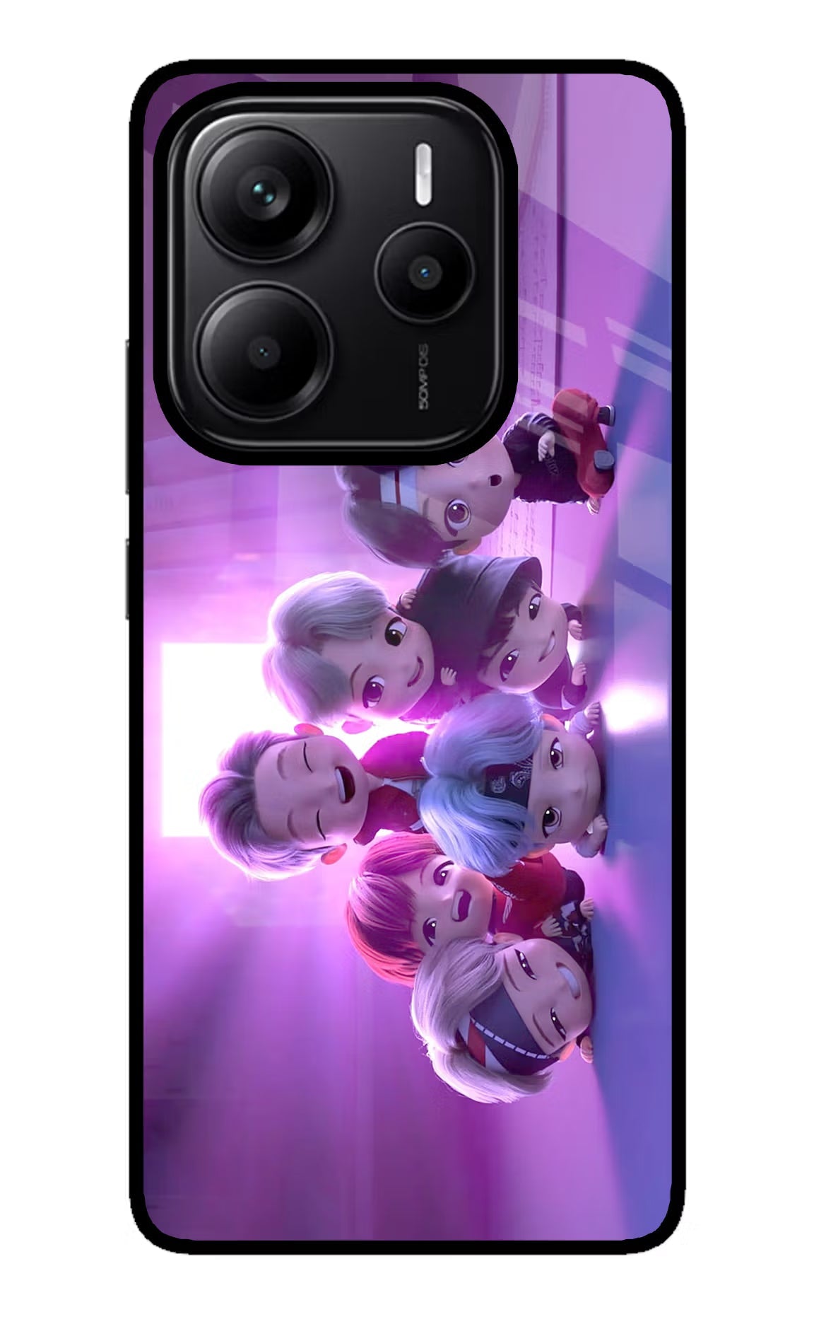 BTS Chibi Redmi Note 14 5G Back Cover